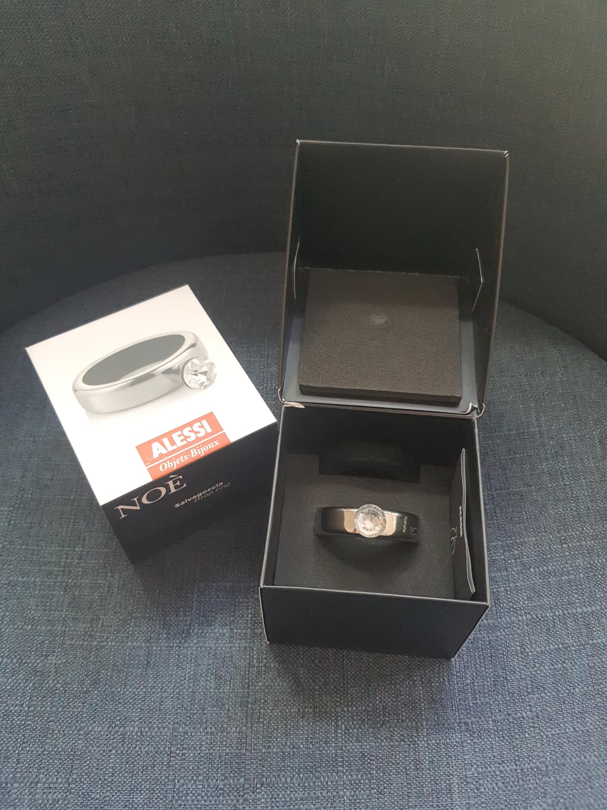 Alessi GIA11 Noè salvagoccia vino acciaio feltro