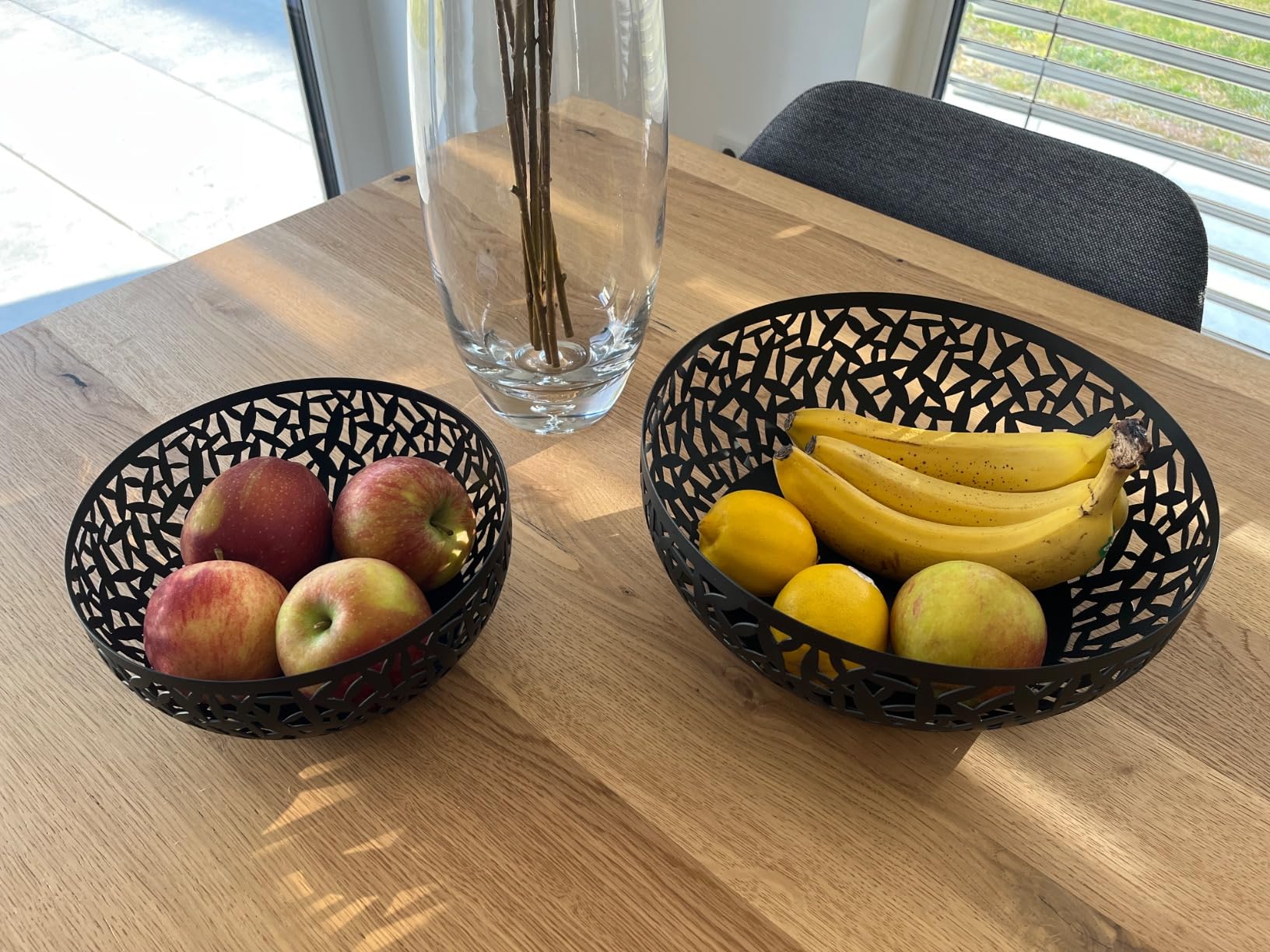 Alessi Cactus MSA04/21 B Centrotavola Portafrutta Nero 21 cm