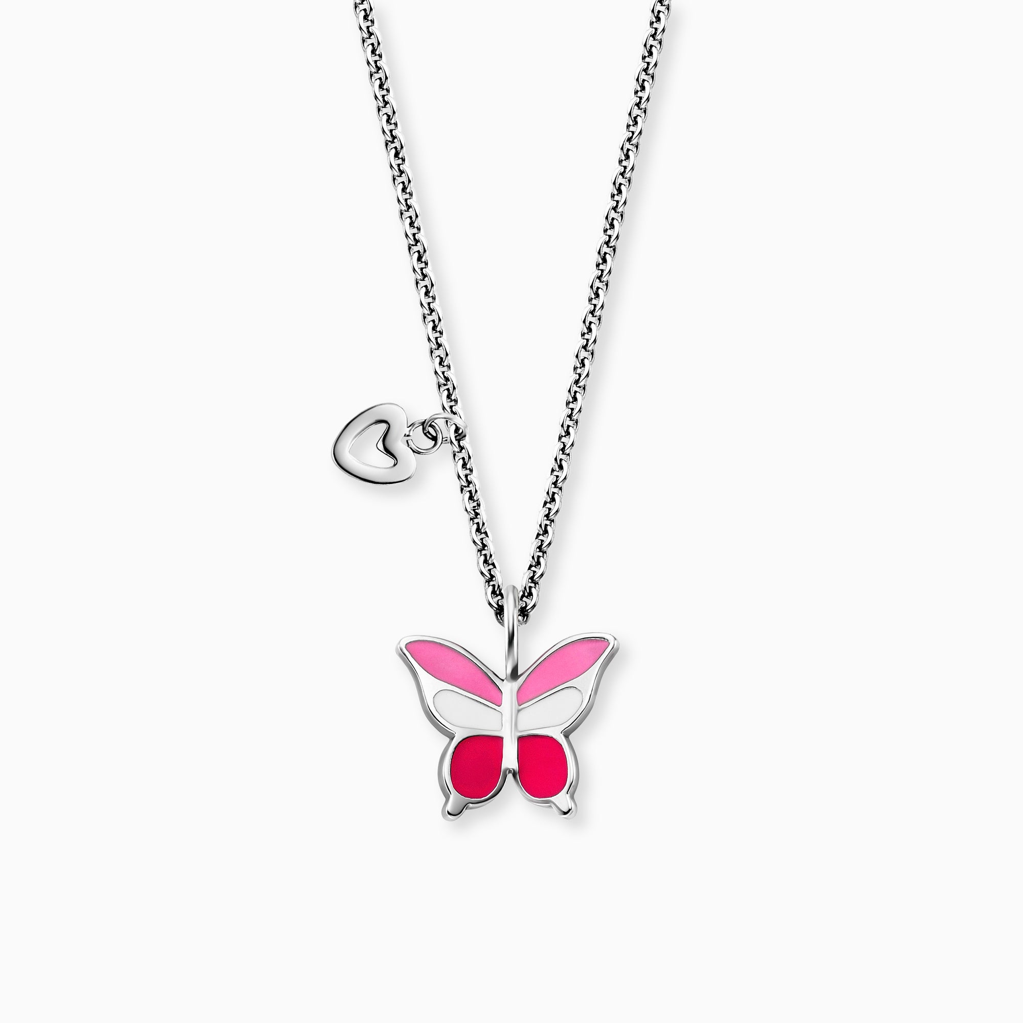 Engelsrufer Kinder Collana acciaio farfalla smalto