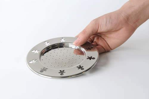 Alessi Girotondo AKK80/13 sottobicchiere acciaio lucido 18/10