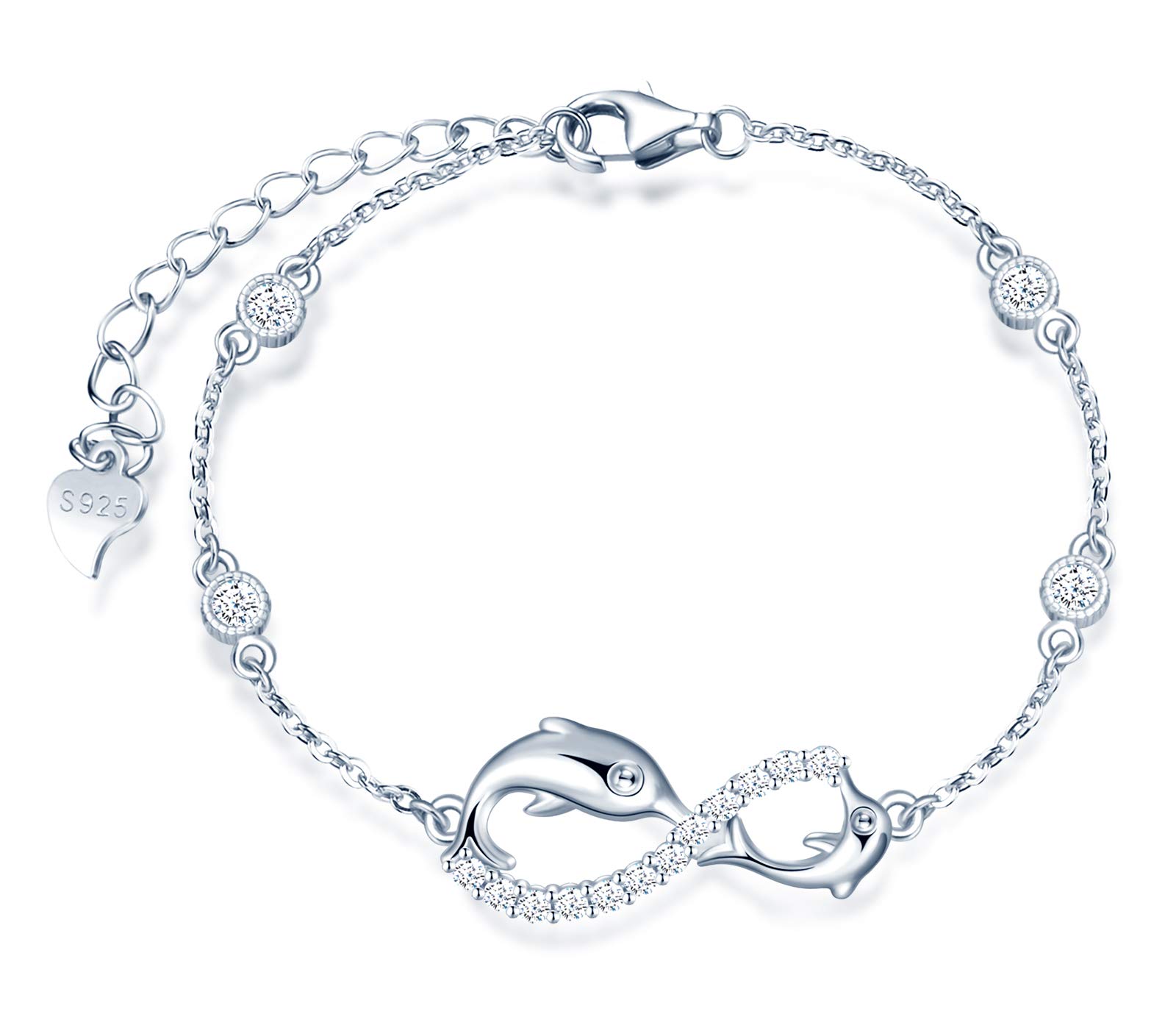 INFINIONLY Fashion Necklaces collana infinito argento 925