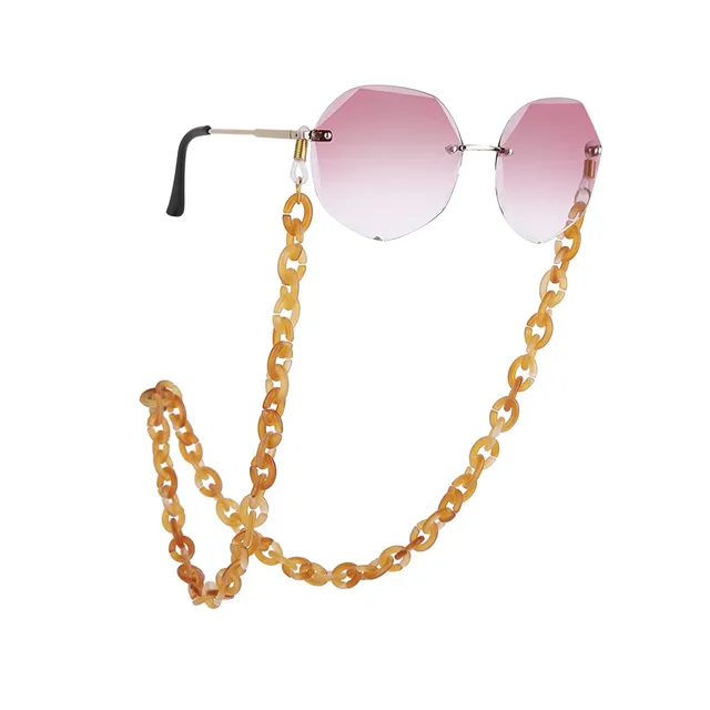 EUEAVAN Eyeglass Chains catenella occhiali rosso marrone