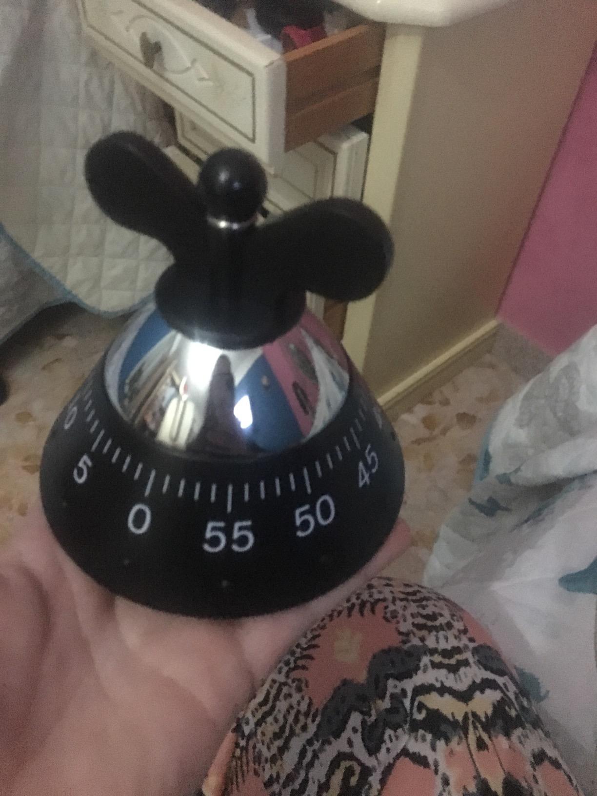Alessi A09 W contaminuti meccanico bianco 60 minuti resina