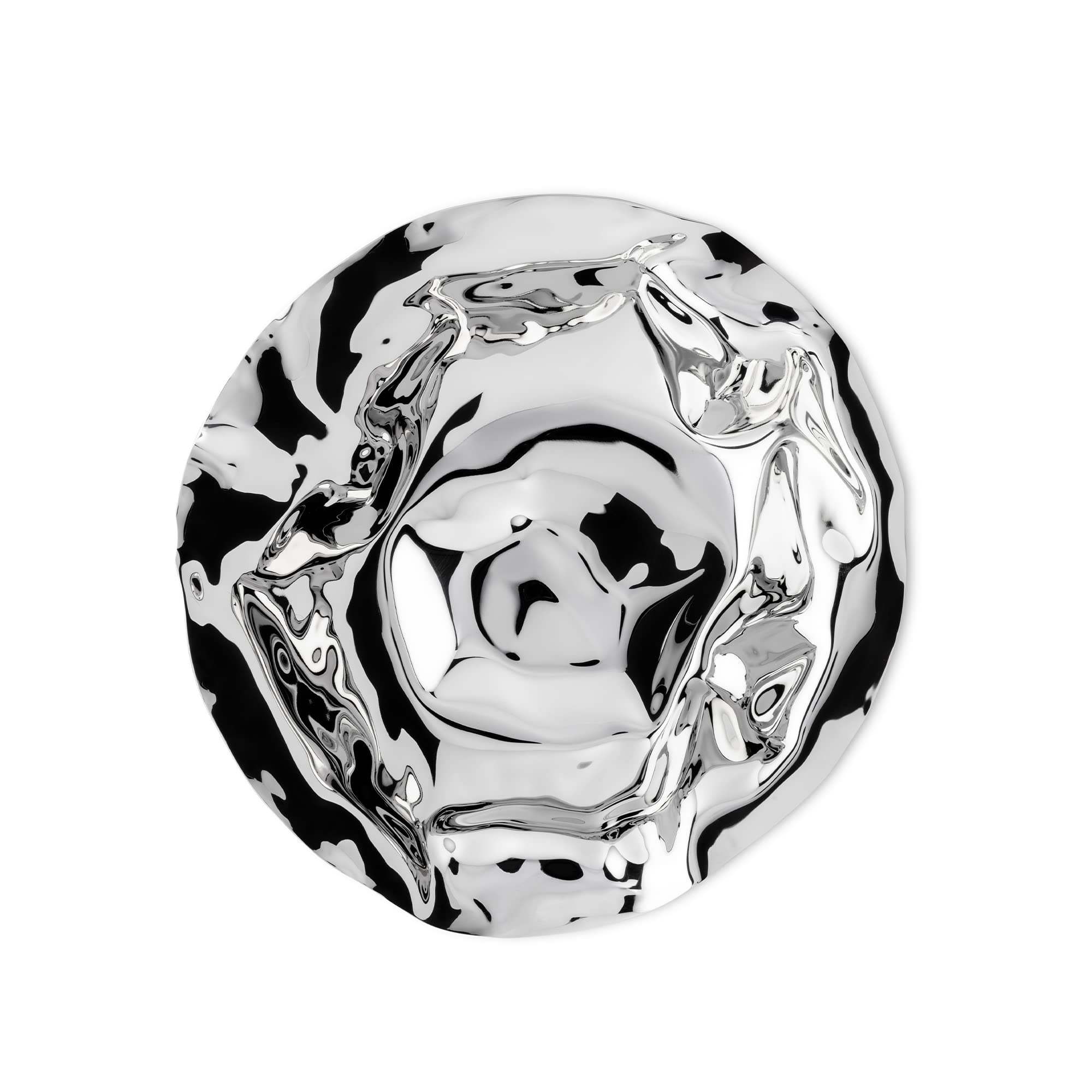 Alessi 90084 Sarrià cestino rotondo argento 27,5 cm