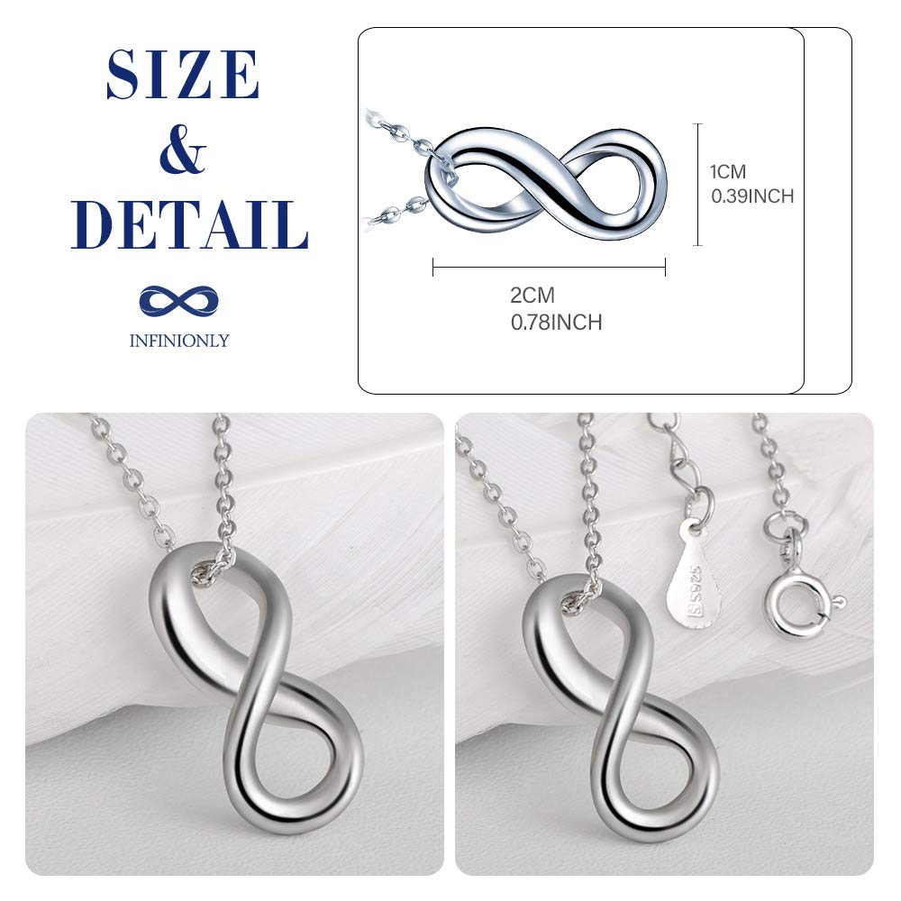 INFINIONLY Infinito collana argento 925 pendente Y