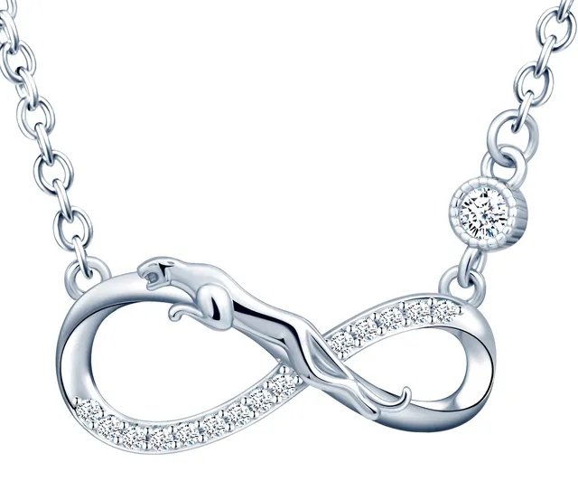 INFINIONLY Fashion Necklaces collana infinito argento 925