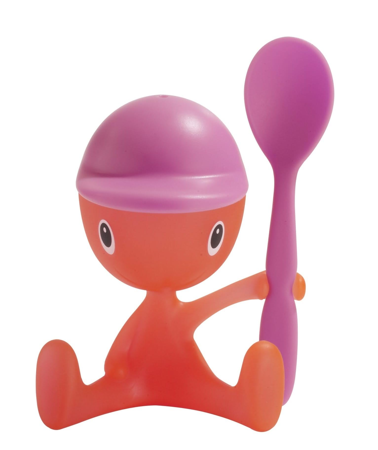 Alessi Cico ASG23 B Portauovo Spargisale Bianco/Nero Resina