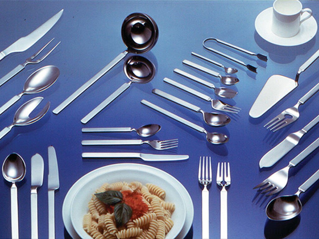 Alessi Dry 4180/23 cucchiaio long drink set 6 pezzi acciaio 18/10