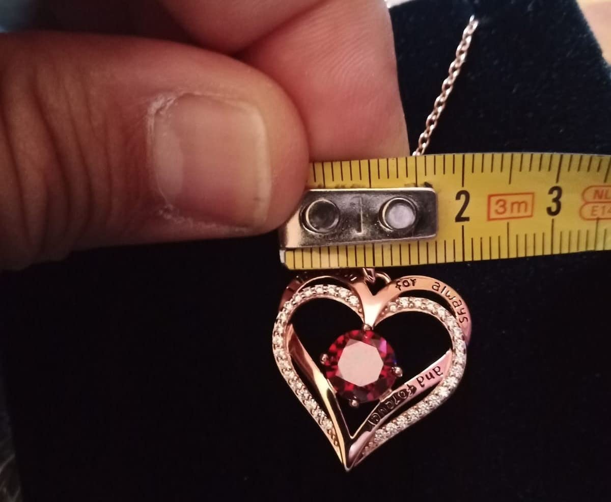 LOUISA SECRET Forever Love Heart collana cuore argento oro rosa mamma