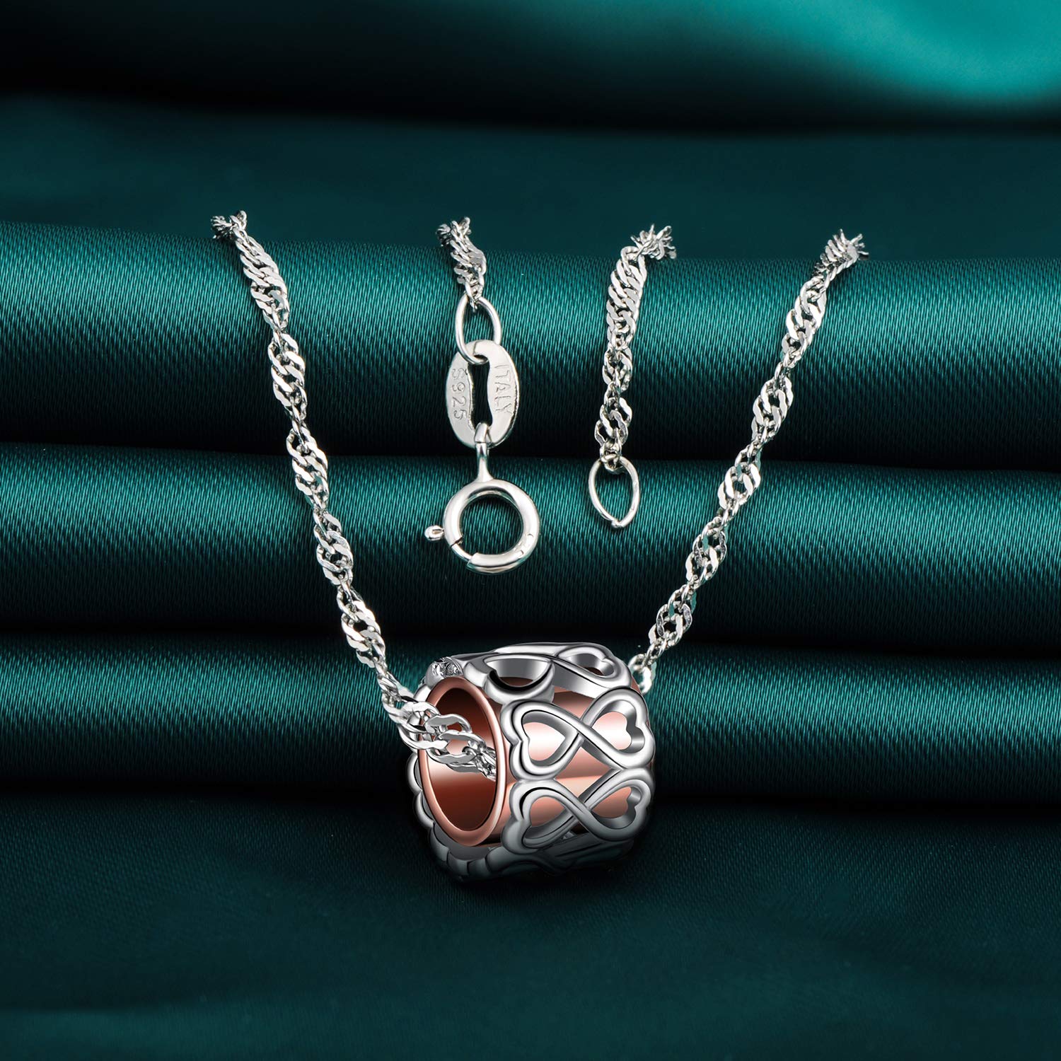 Infinionly Fashion collana argento 925 infinito bicolore