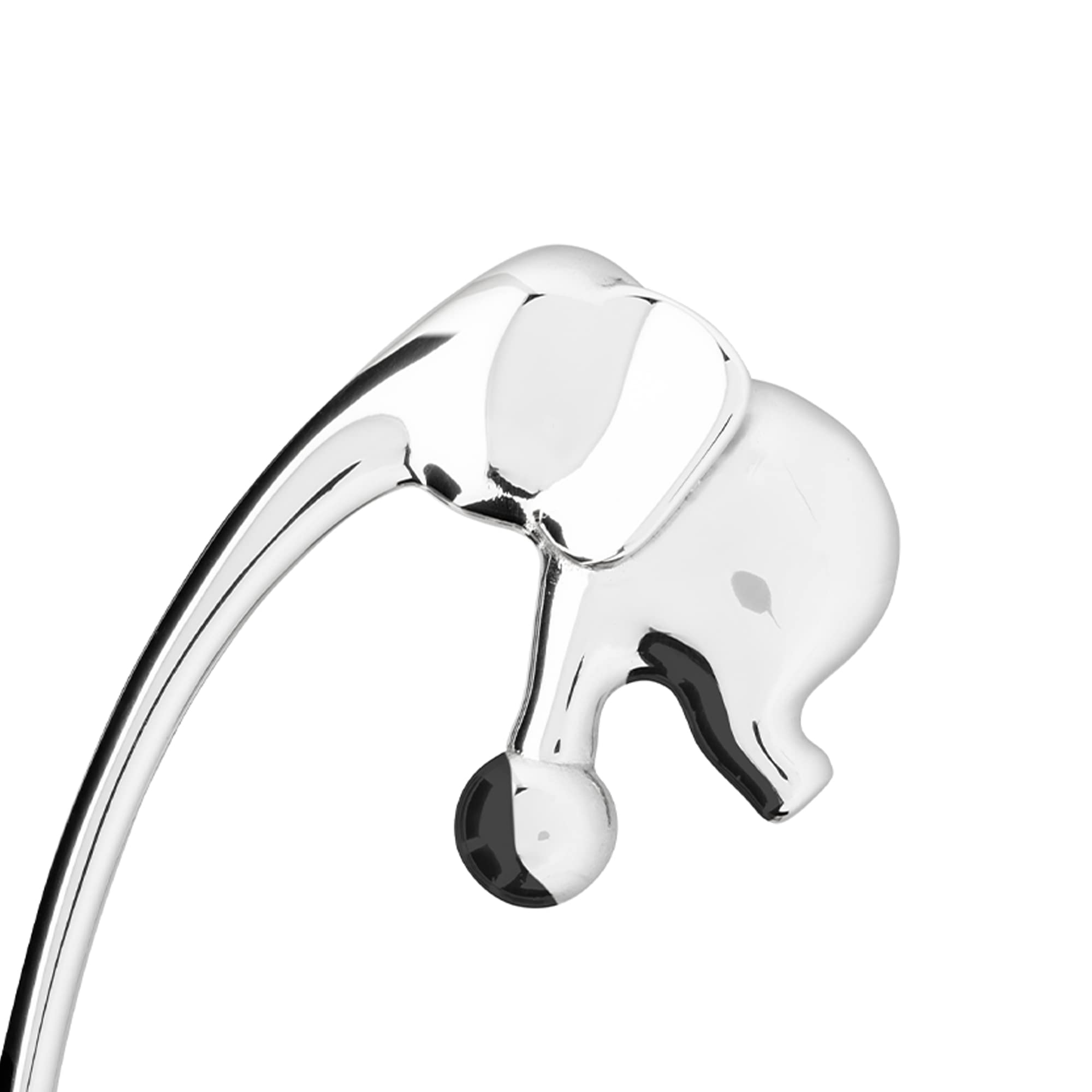 Alessi Jumbo FGO05 Gancio Borsa Elefante in Acciaio