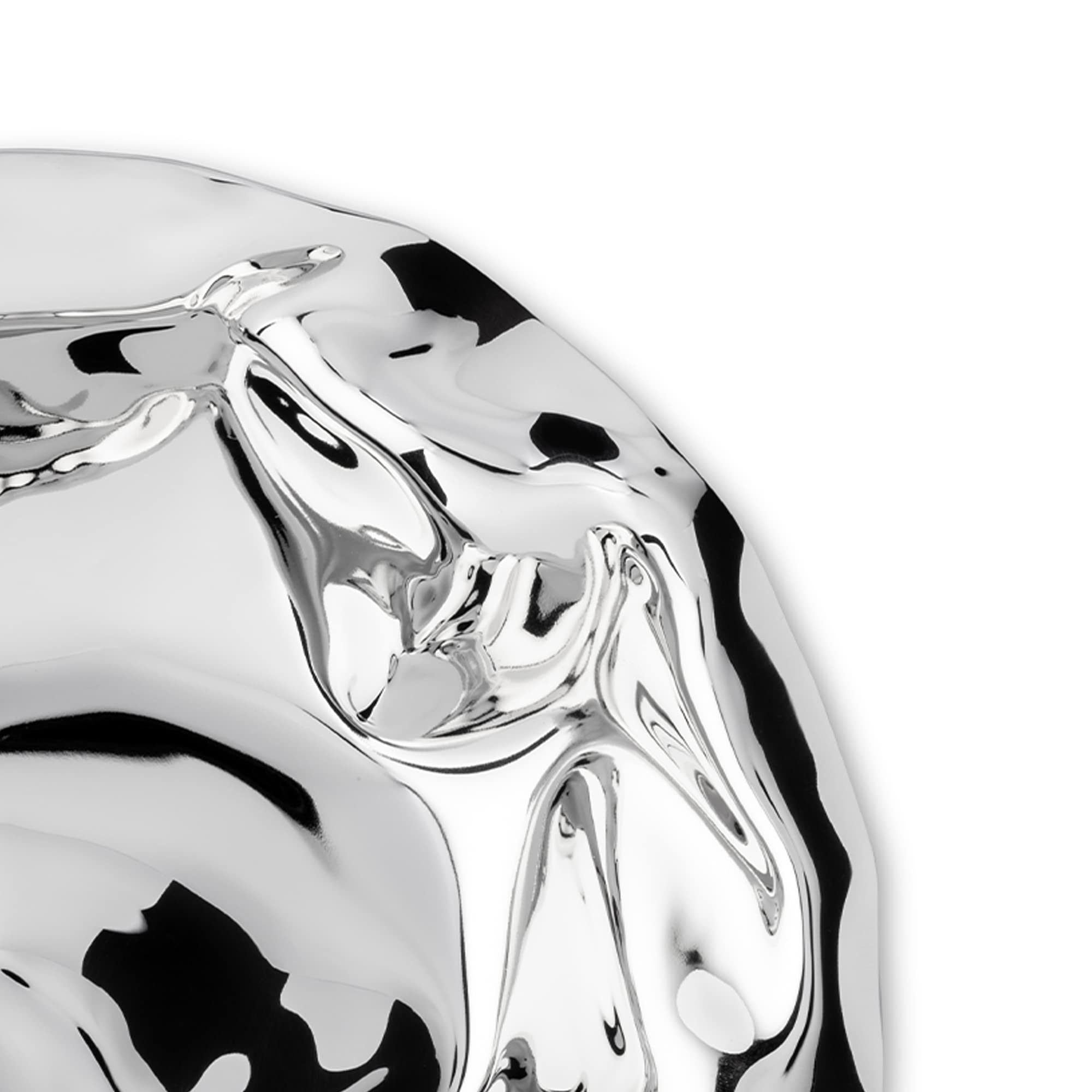 Alessi 90084 Sarrià cestino rotondo argento 27,5 cm