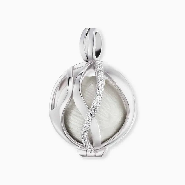 Engelsrufer Paradise ciondolo argento 925 bianco zirconia taglia S