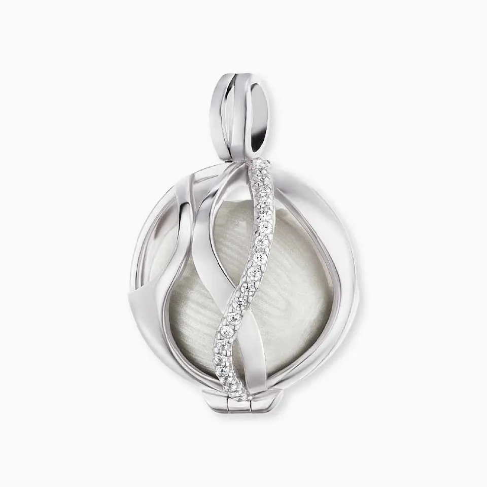 Engelsrufer Paradise ciondolo argento 925 bianco zirconia taglia S