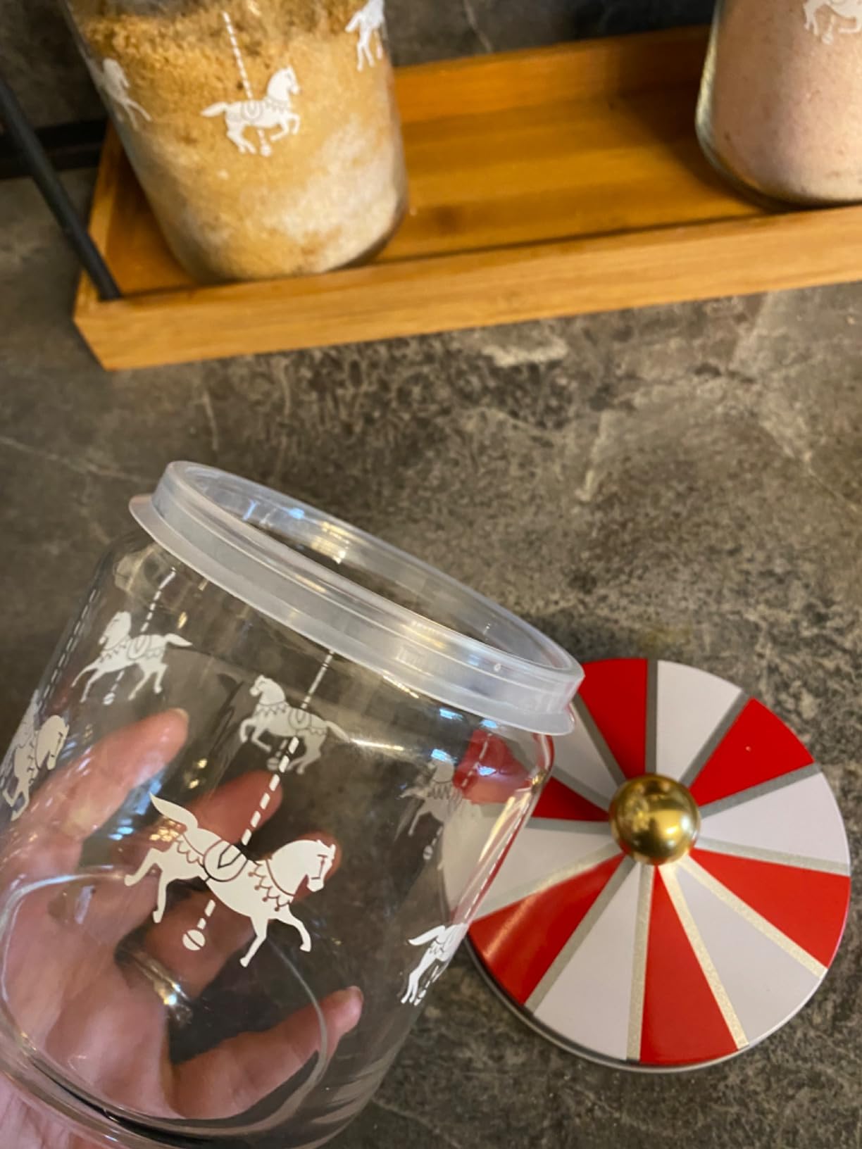 Alessi Circus MW30/75 barattolo vetro 75 cl ermetico