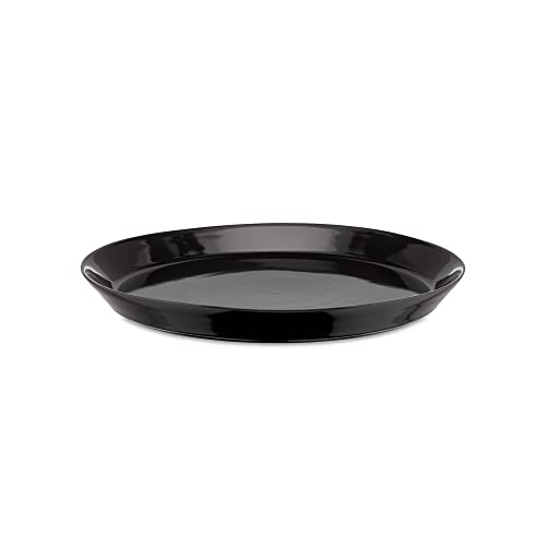 Alessi Tonale DC03/1 B piatto piano gres nero set 4