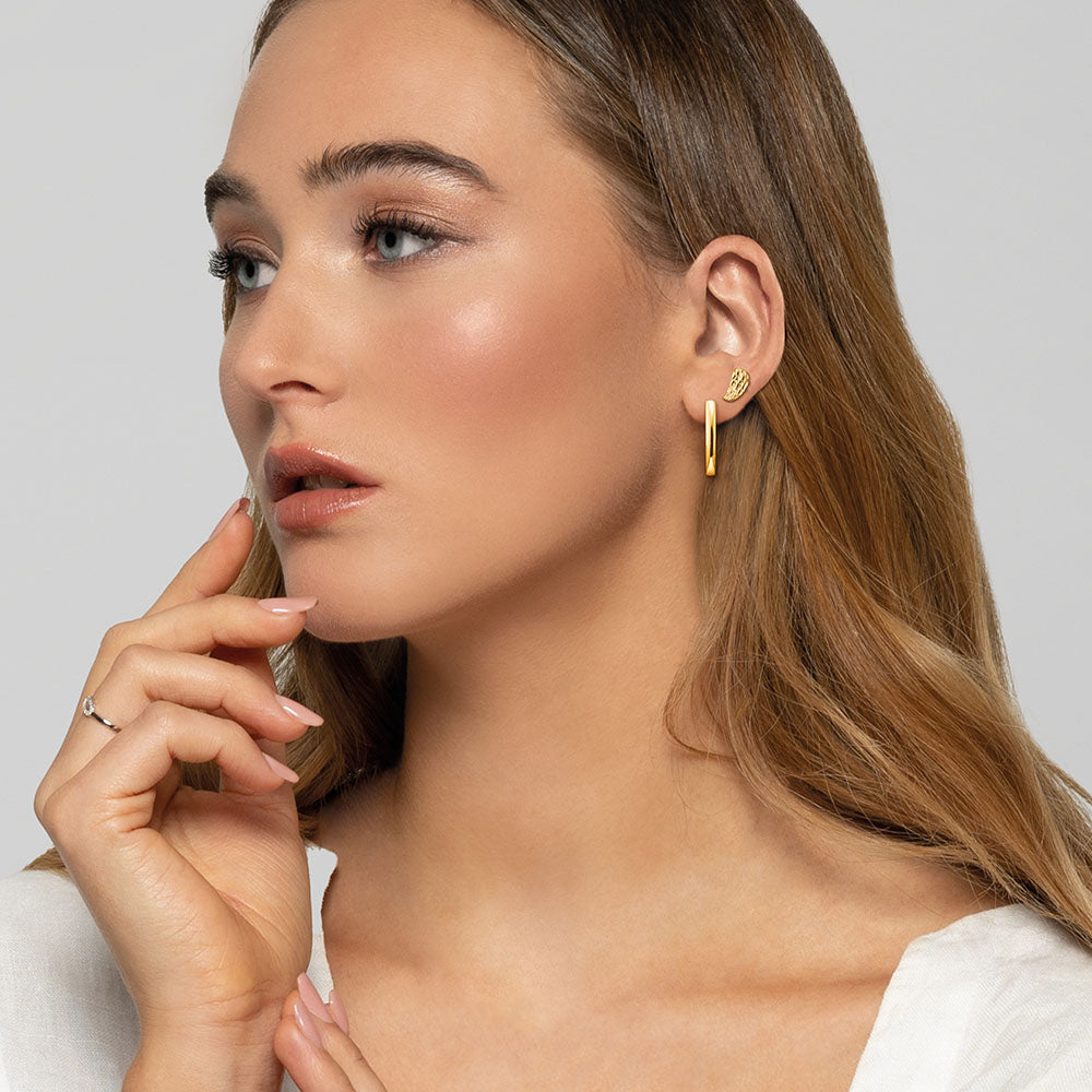 Engelsrufer Orecchini Cerchio Argento 925 Lisa Oro