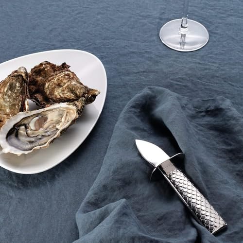 Alessi Tavola FM23/44 Colombina Fish coltello ostriche lucido