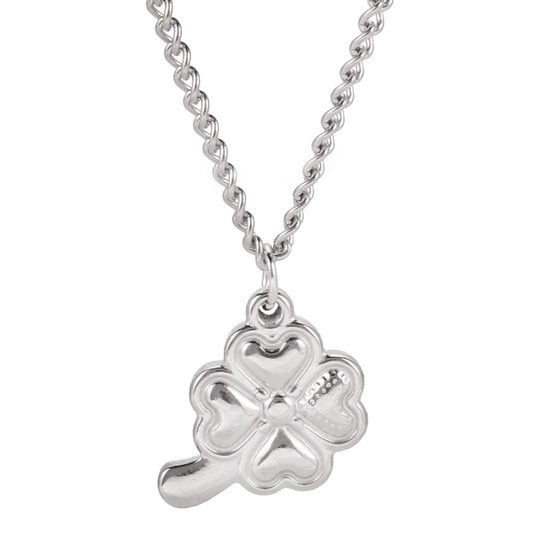 EUEAVAN Necklaces Collana Quadrifoglio Argento Amuleto