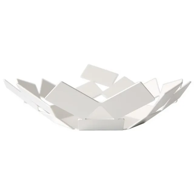 Alessi La Stanza dello Scirocco MT01 W cestino bianco acciaio