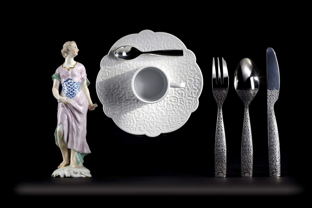 Alessi Dressed MW01/89 set 4 mug porcellana bianca