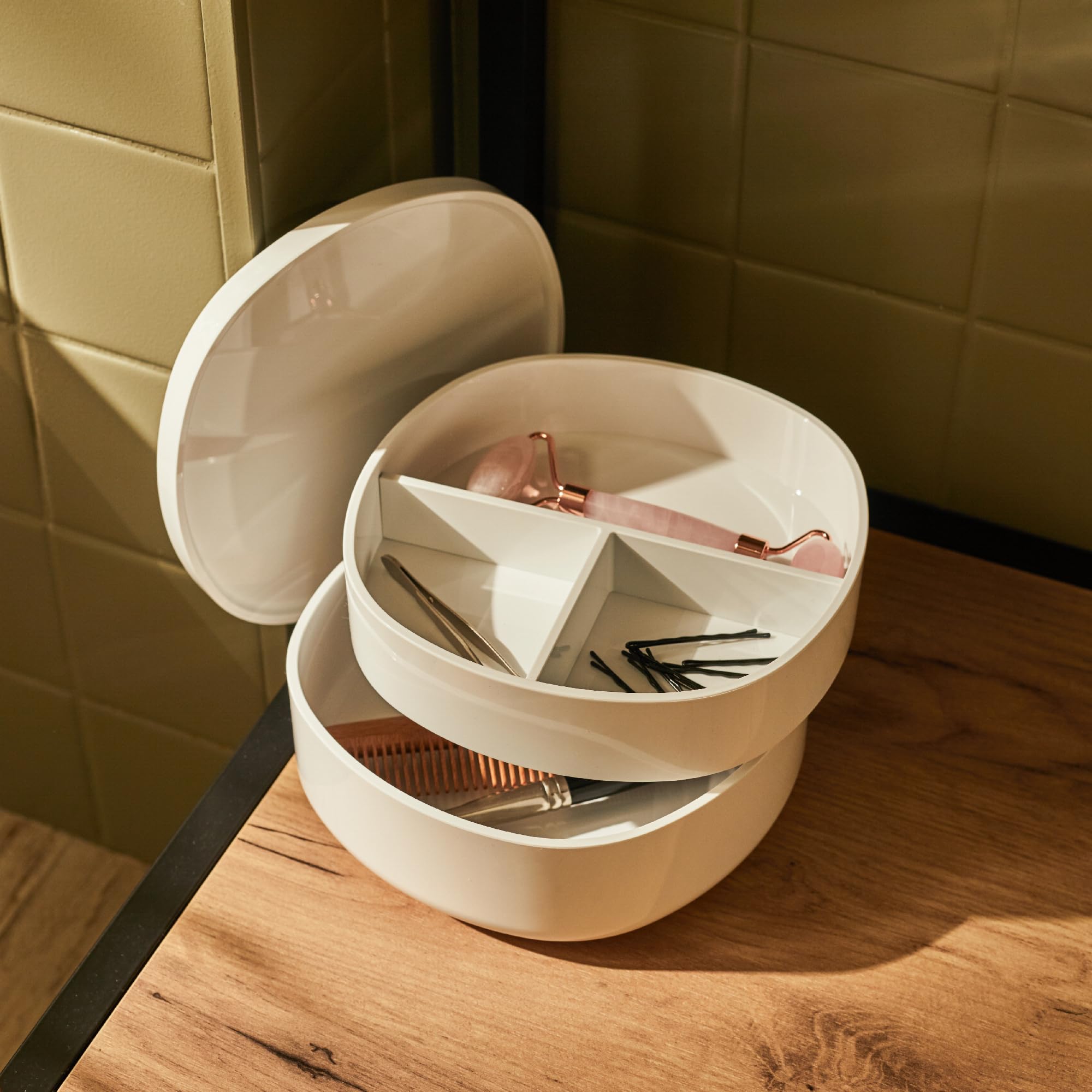 Alessi Birillo PL17 W contenitore bagno PMMA bianco