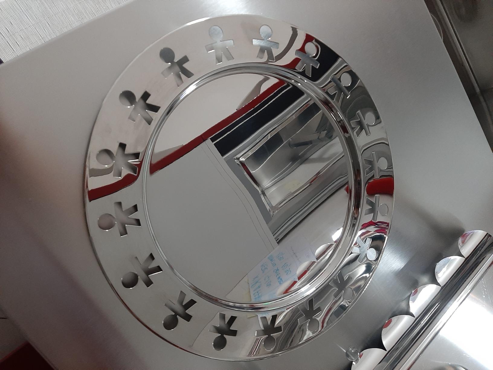 Alessi Girotondo AKKGT vassoio rotondo acciaio 40 cm