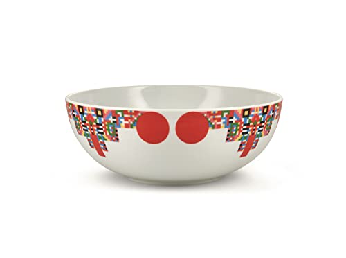 Alessi Holyhedrics ESA11 ciotola porcellana multicolore 25 cm