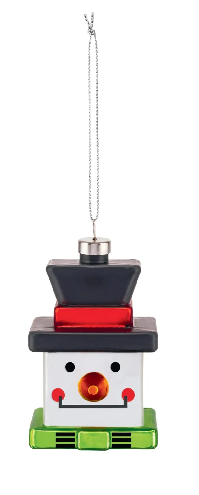 Alessi Snow Cube Decorazione Natale Vetro Multicolore