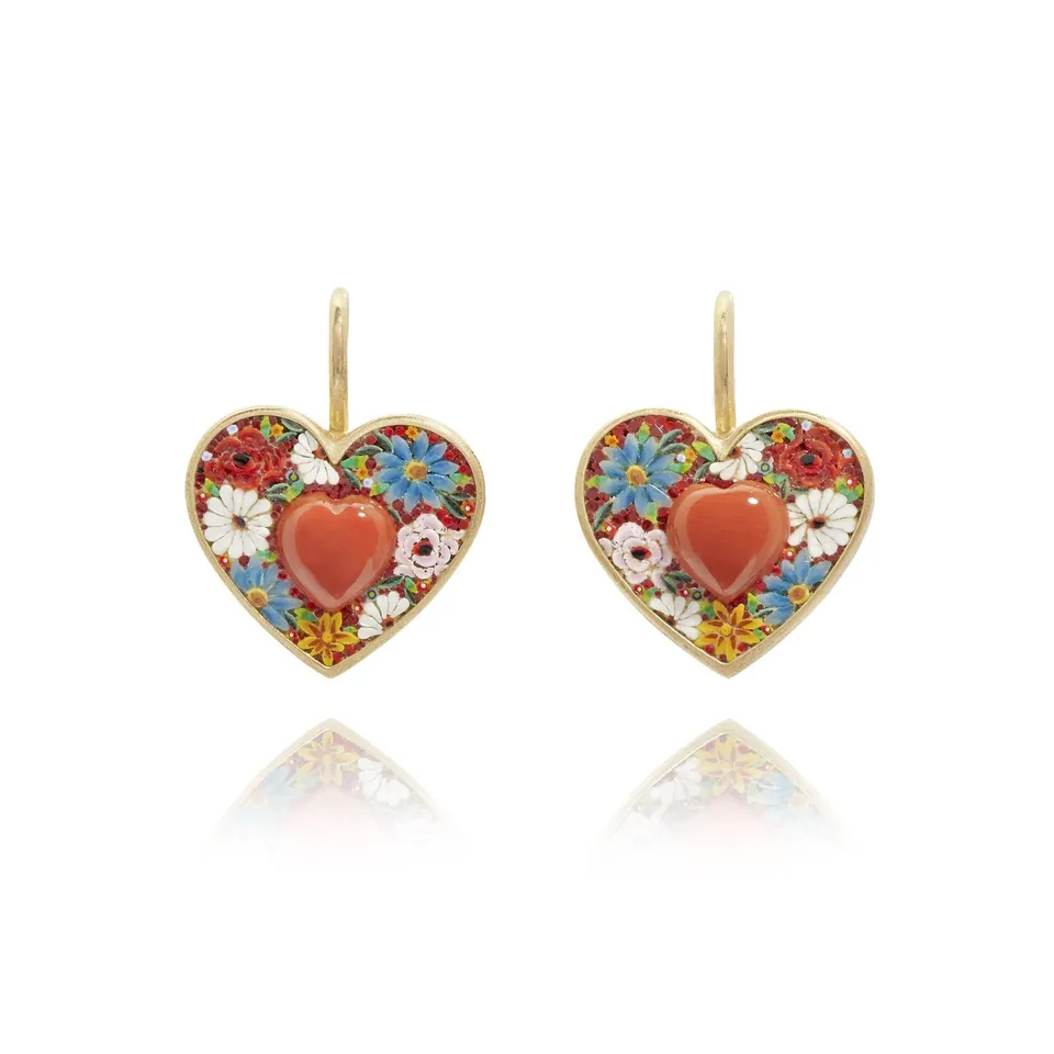 Le Sibille Orecchini Frida Heart orecchini oro