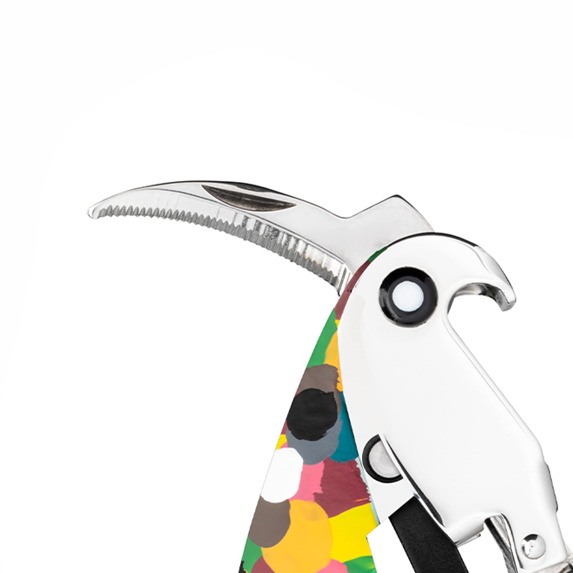 Alessi AAM32 1 Parrot Cavatappi Multicolore Alluminio