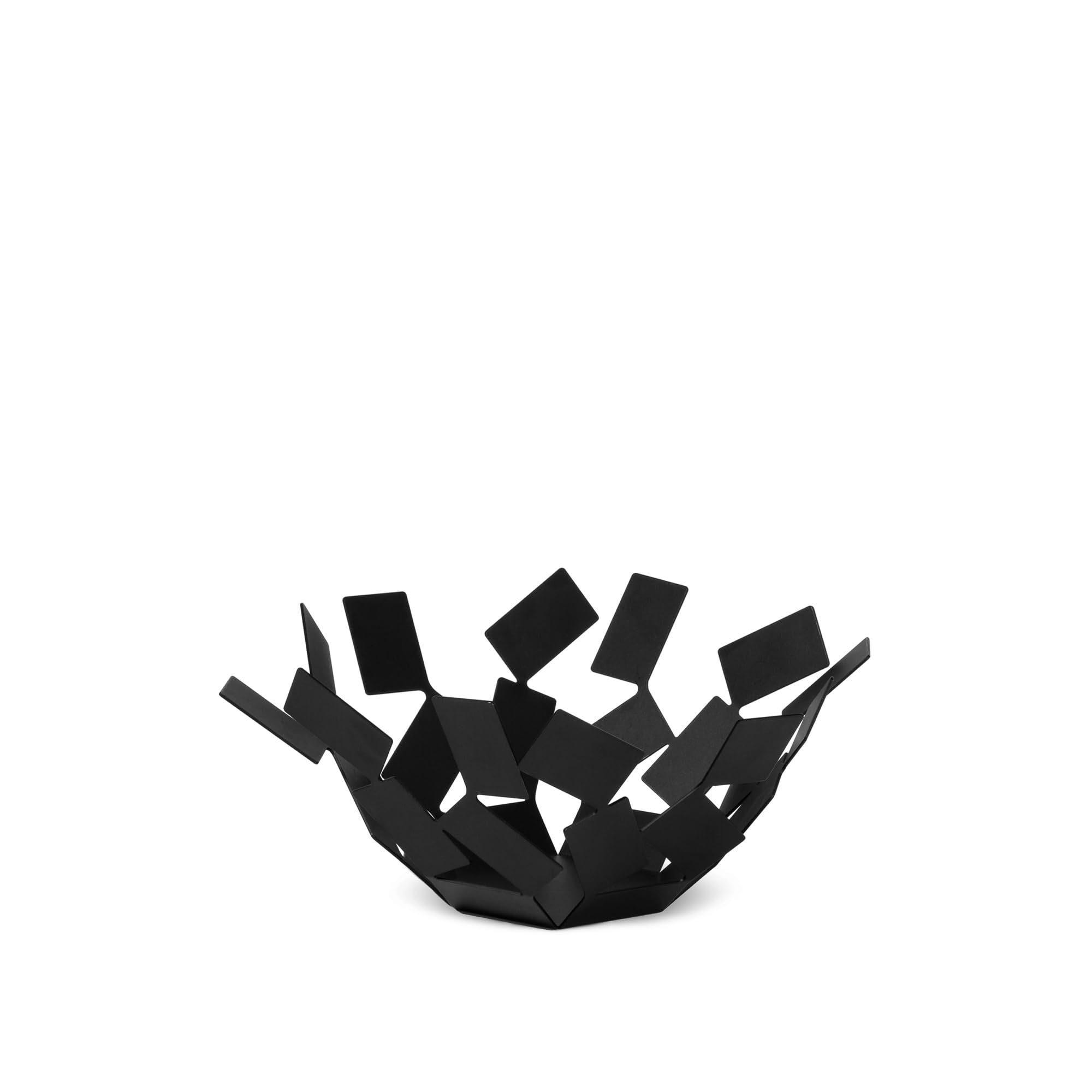 Alessi Fruttiera Centrotavola Nero 27 cm in Acciaio
