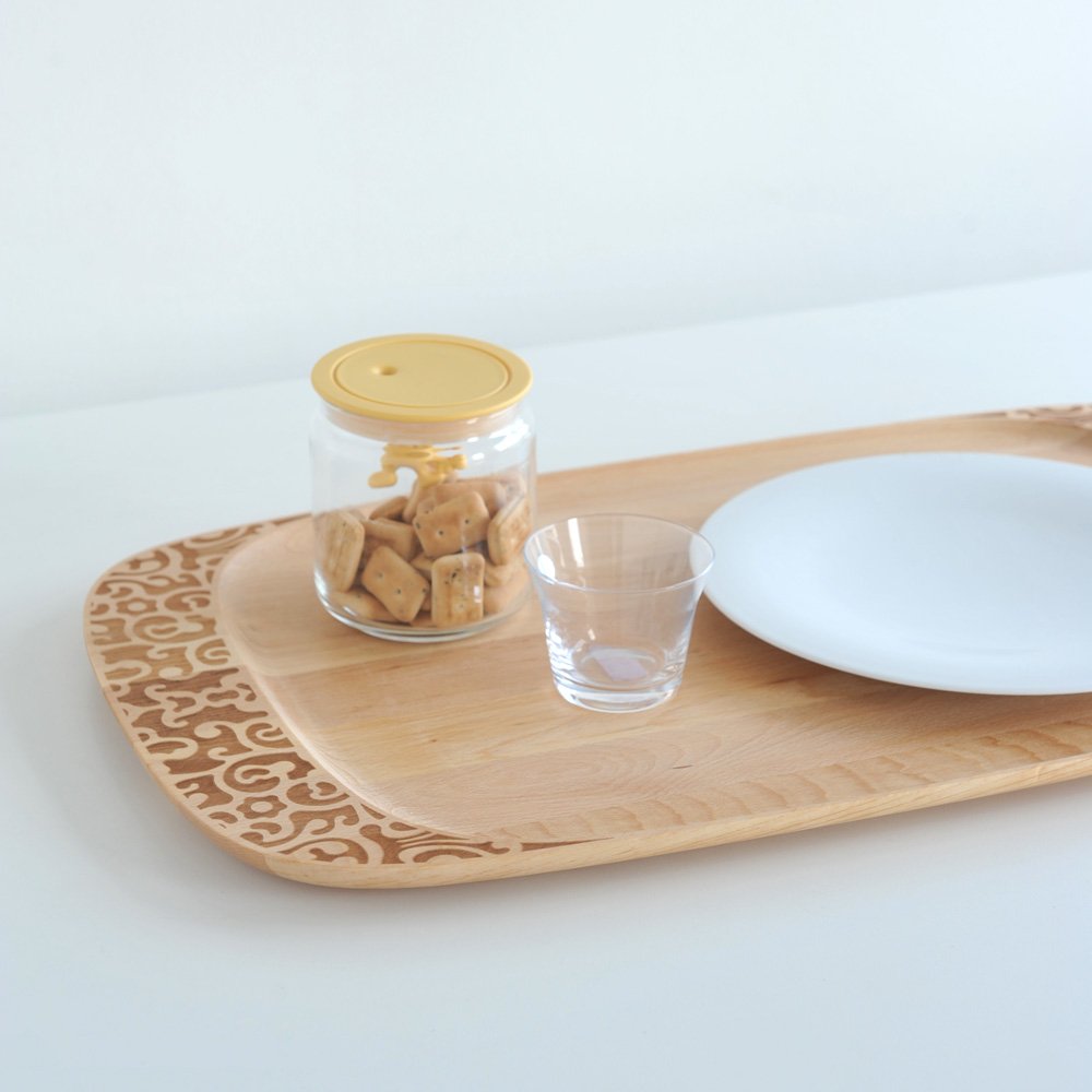 Alessi Dressed in Wood MW27/65 Vassoio Faggio