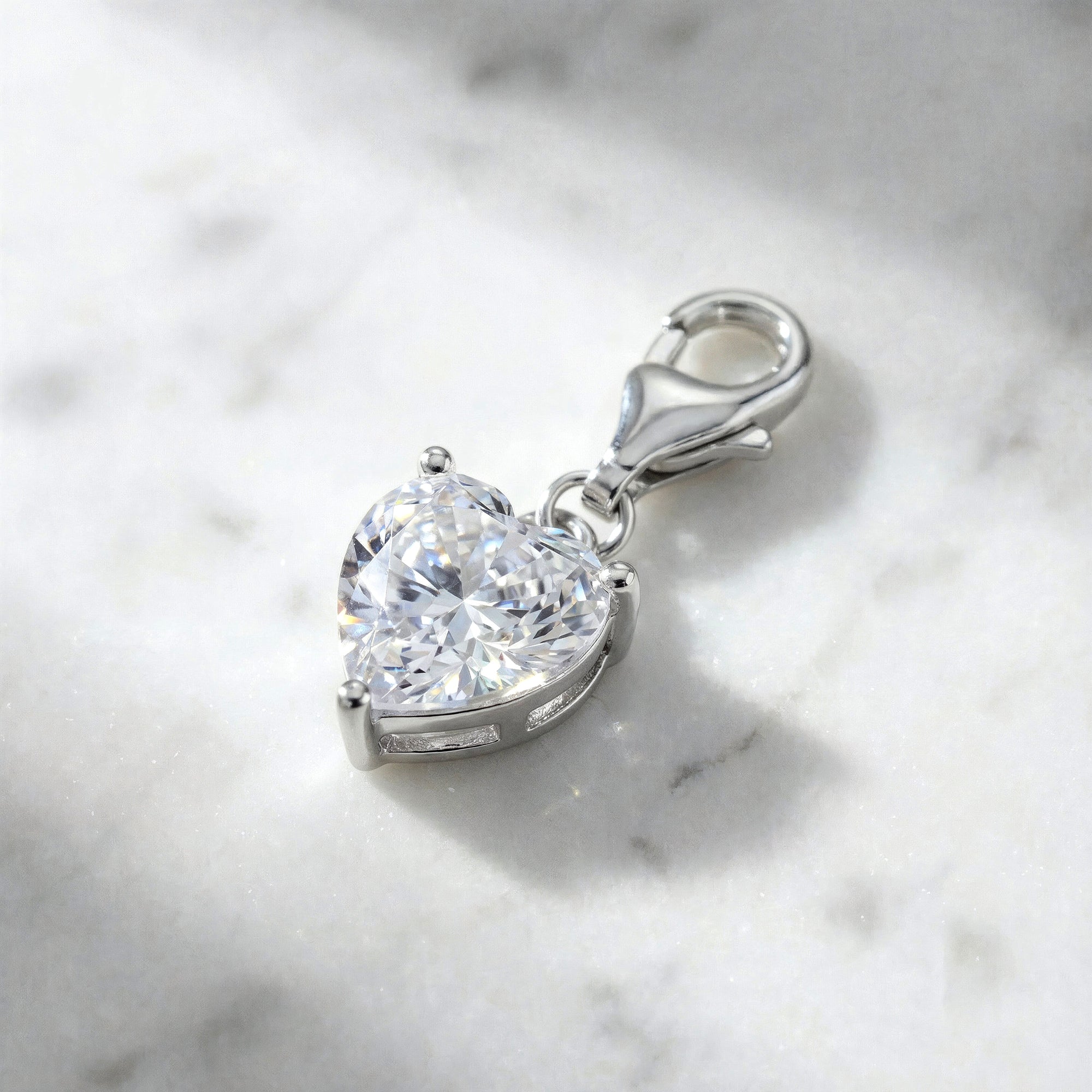 Engelsrufer Shiny Charm Argento 925 Cuore Zirconia