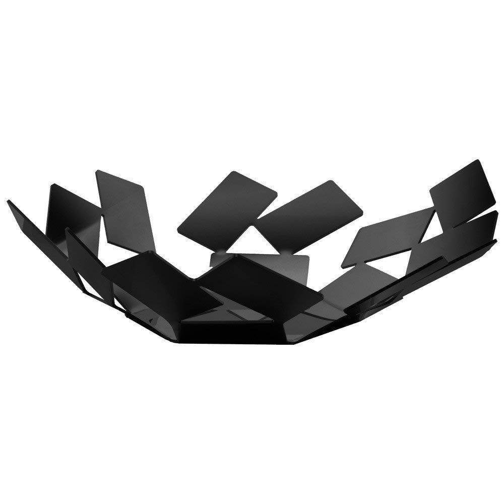 Alessi MT01 B Stanza Scirocco Cestino Nero Acciaio 24 cm