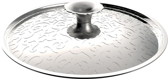 Alessi Dressed MW200/28 Coperchio Acciaio 28 cm Rilievo