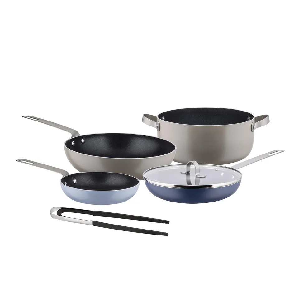 Alessi Tama GIA100S5 set pentole 6 pezzi antiaderente