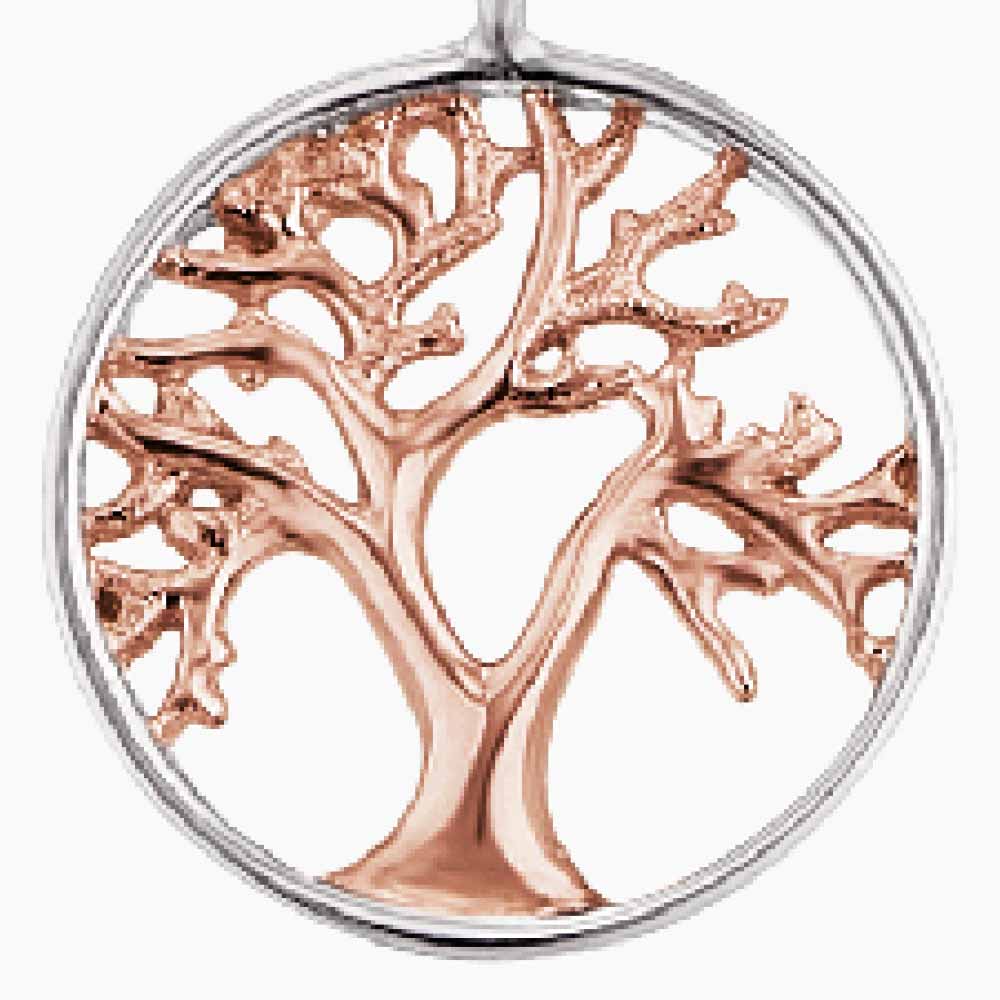 Engelsrufer Albero Vita collana argento bicolor donna