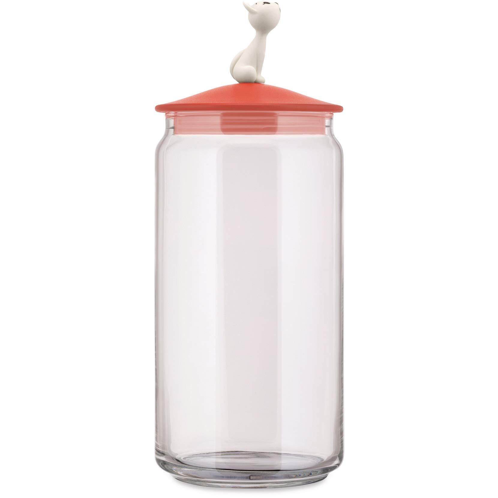 Alessi Mio Barattolo Gatto Arancione Contenitore Crocchette