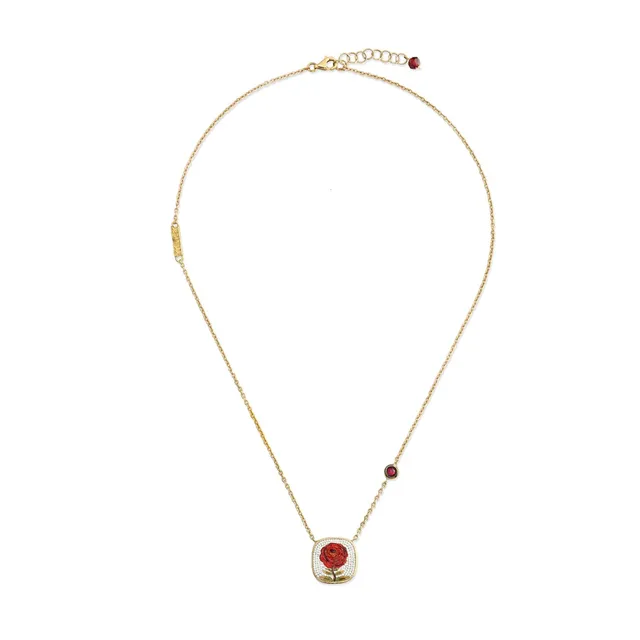 Le Sibille Rosae Collana oro giallo 18ct rubini