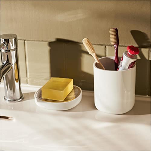 Alessi Birillo PL03 W portaspazzolino bianco PMMA