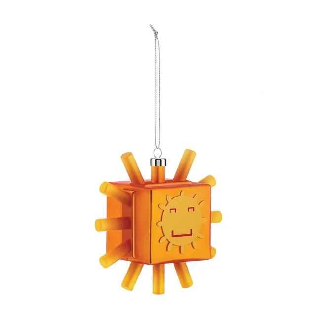 Alessi Sunflake GJ02 7 pallina Natale vetro sole