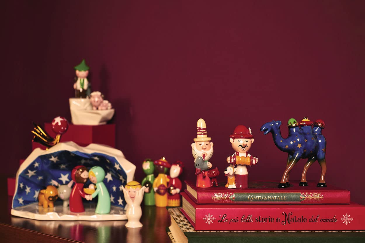 Alessi Elisabetto AGJ01 9 Statuina Presepe Porcellana Multicolore