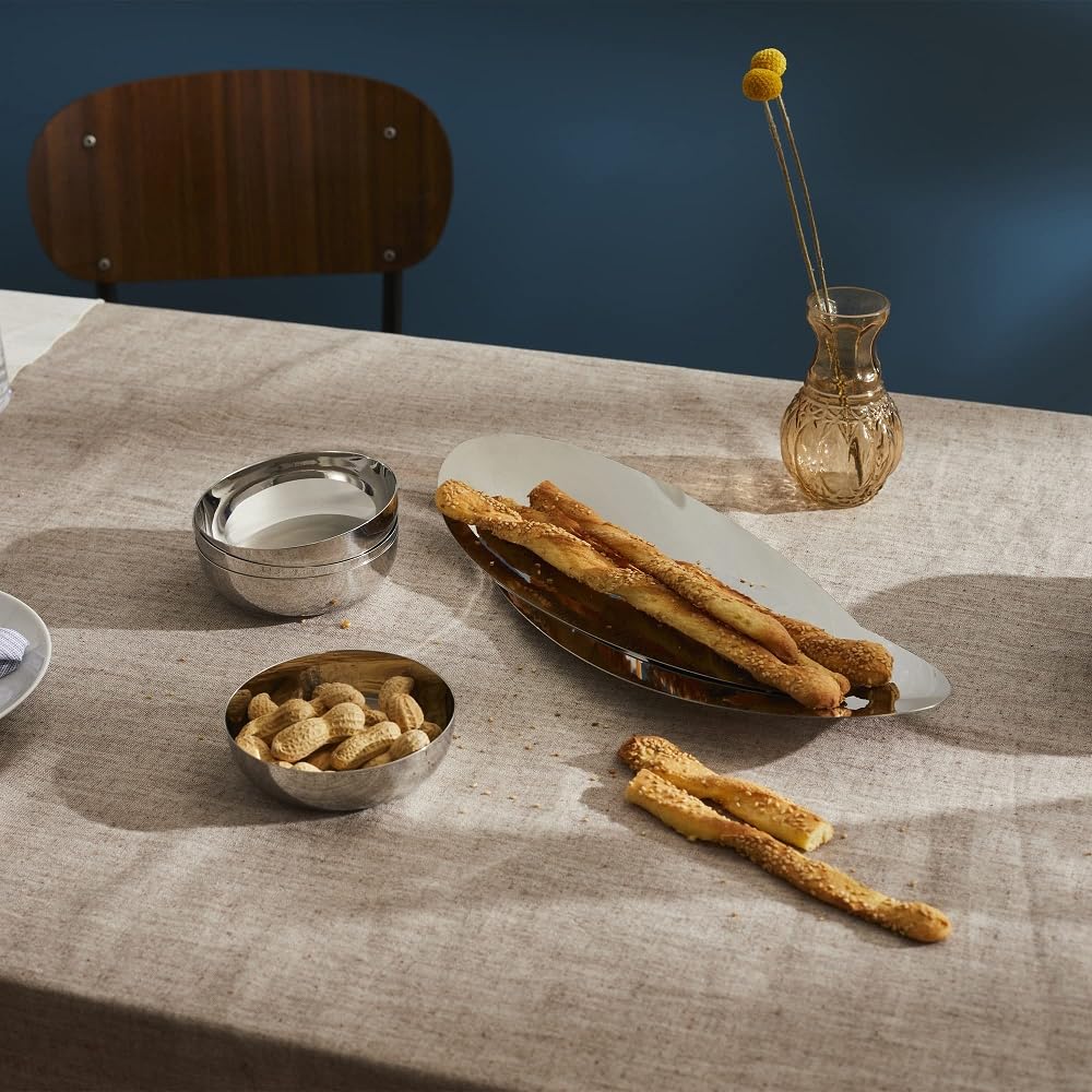 Alessi Octave ABI05 Cestino Pane Acciaio Lucido