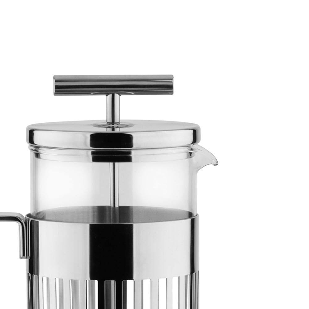 Alessi 9094/8 Caffettiera 8 Tazze Acciaio Vetro 72 cl