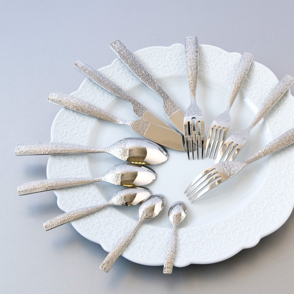 Alessi Dressed Posate Insalata Acciaio 2 Pezzi 28 cm