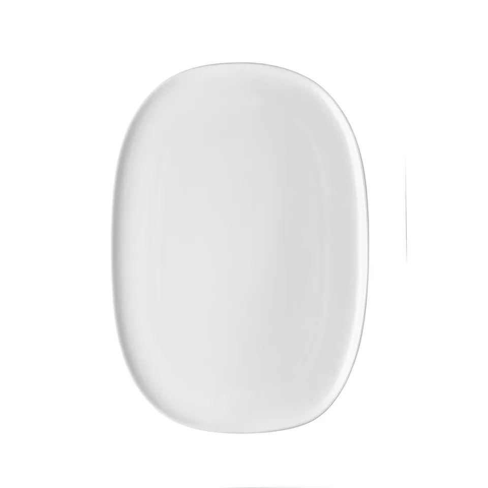 Alessi Itsumo NF07/22 25 piatto ovale porcellana bianca 25 cm