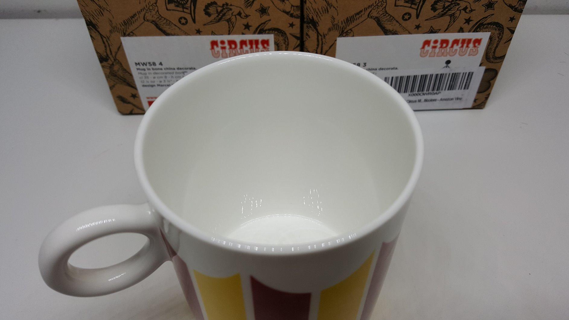 Alessi Circus MW58 2 Mug Bone China Multicolore