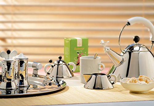 Alessi 9096 W cremiera bianca acciaio 18/10 latte