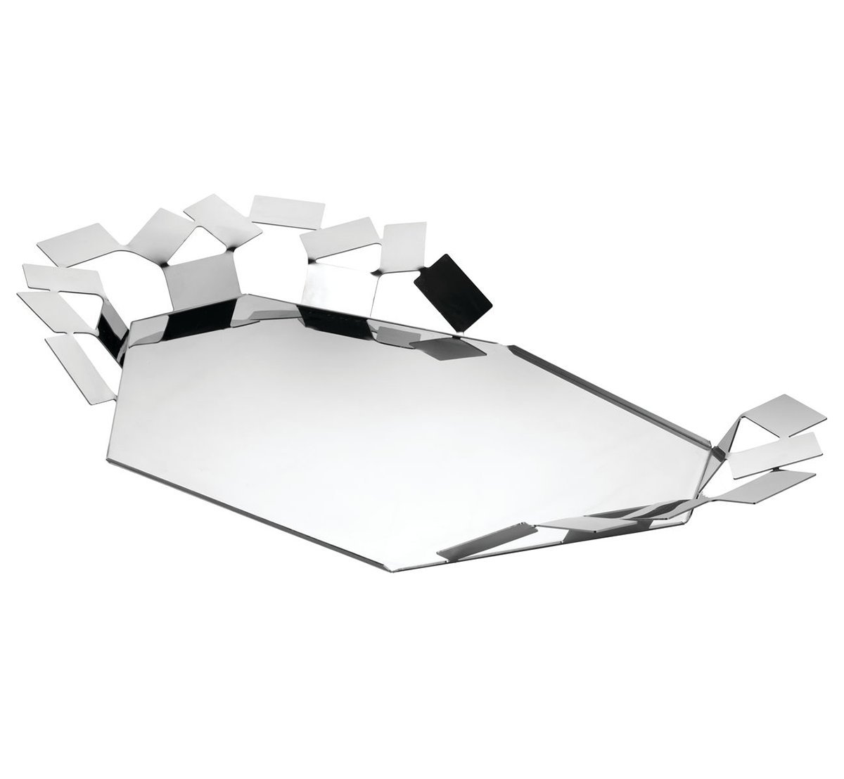 Alessi Scirocco MT07 vassoio mensa acciaio 60x35 cm